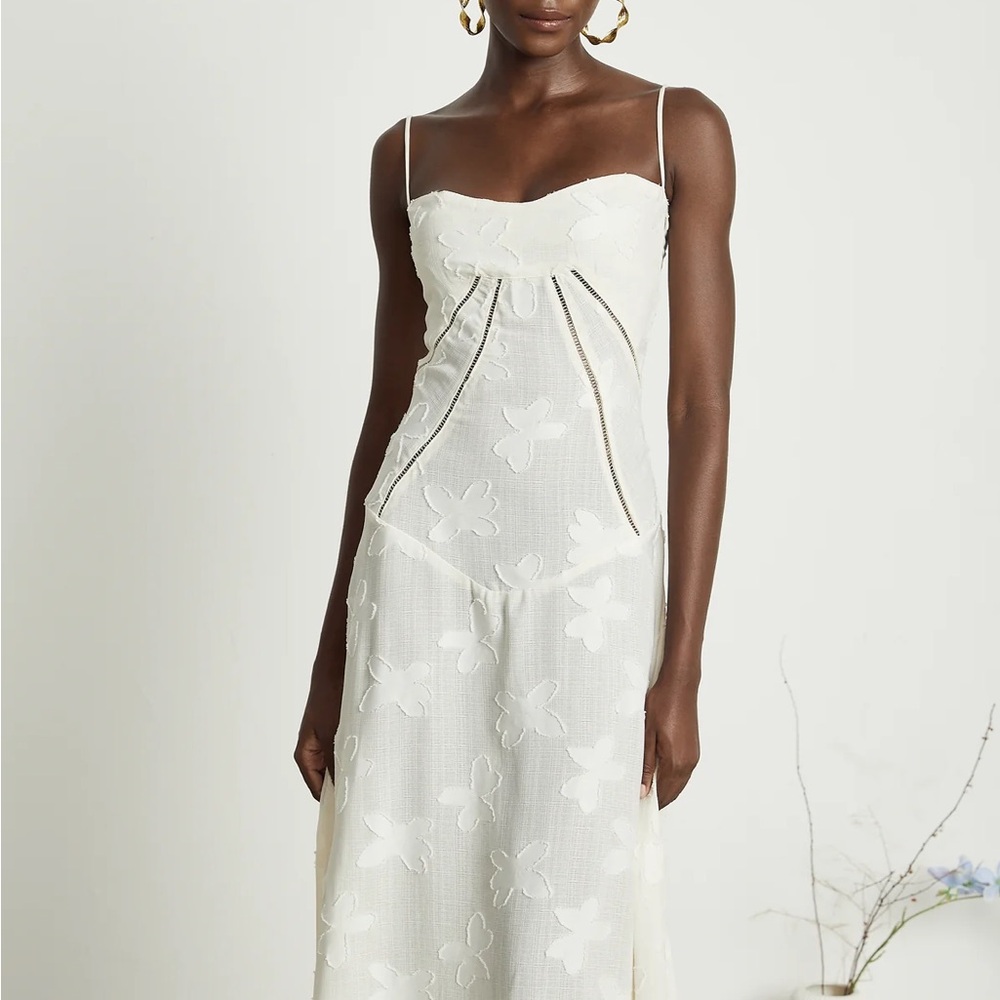 Miss Rosier white bridal season dress